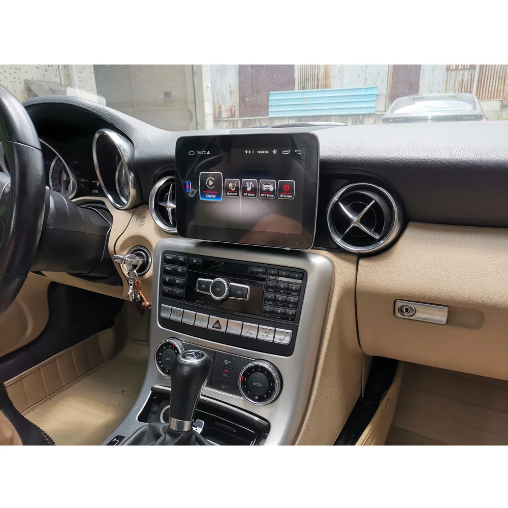 Android мультимедийный сенсорный экран для Mercedes Benz SLK R172 автомобильный команд