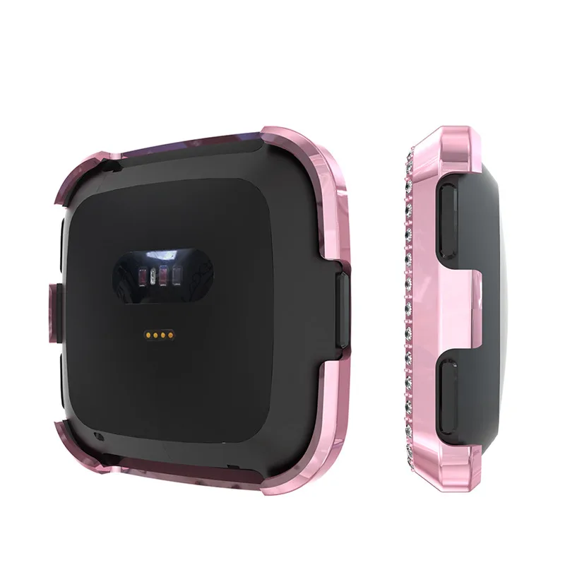 

Bling Diamond Watch Case For Fitbit Versa Lite Watch Shell Cover Screen Protector Smartwatch Accessories For Fitbit Versa Lite