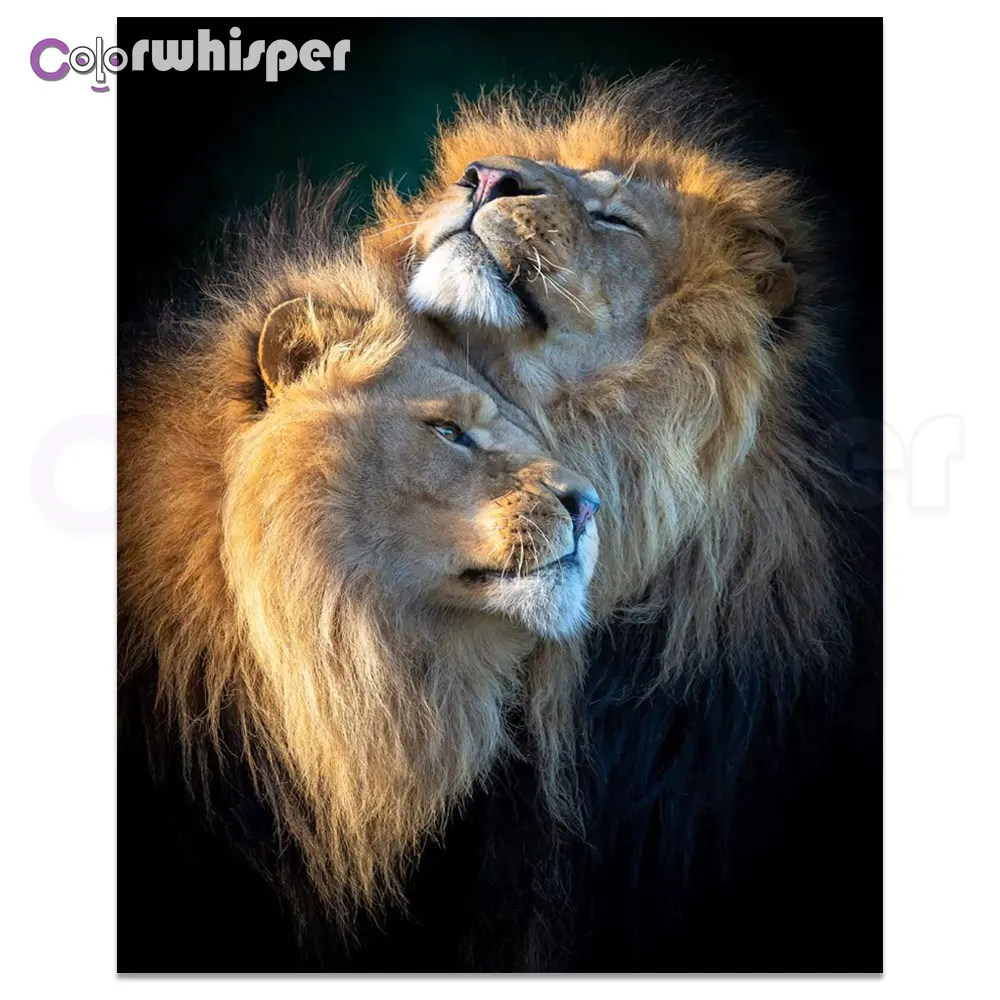 Алмазная живопись 5D Full Square/Round Lion Animal Daimond вышивка мозаика стразами крестиком