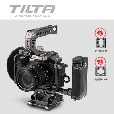 Tilta клетка для Panasonic Lumix GH5/GH5S клетка с верхней ручкой рукоятки комплект GH DSLR клетка установка - Цвет: advanced version