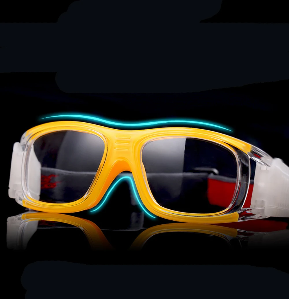 

Sports Outdoor Basketball Glasses Women Men Football Eyeglasses Can Custom Made with Myopic -1 To-6 and Presbyoic +1 to +4