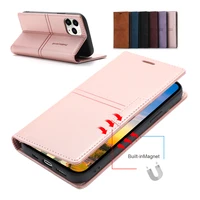 leather wallet case for oppo a5 a8 a9 2020 a15s a31 a52 a55 a72 a73 a74 a92s find x3 luxury flip cover coque card slots magnetic