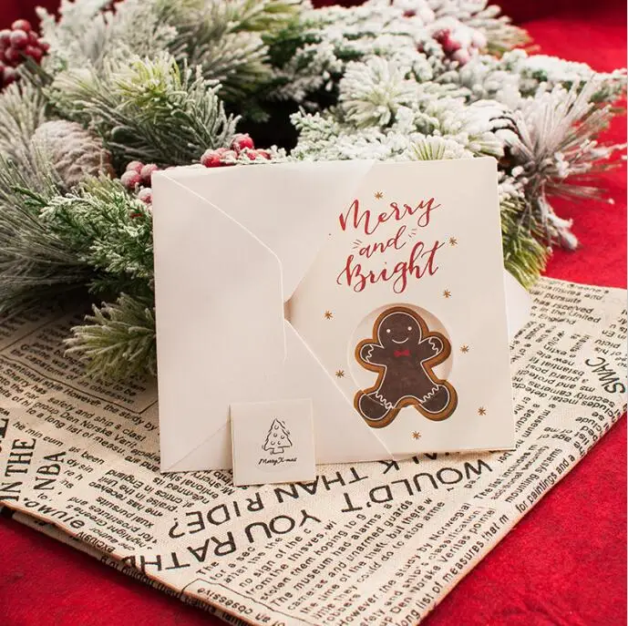 B XINAHER 1 шт./5 шт. полый дизайн открытка merry christmas поздравительная открытка Рождественская открытка Tri-складной карточка подарочные открытки - Цвет: B