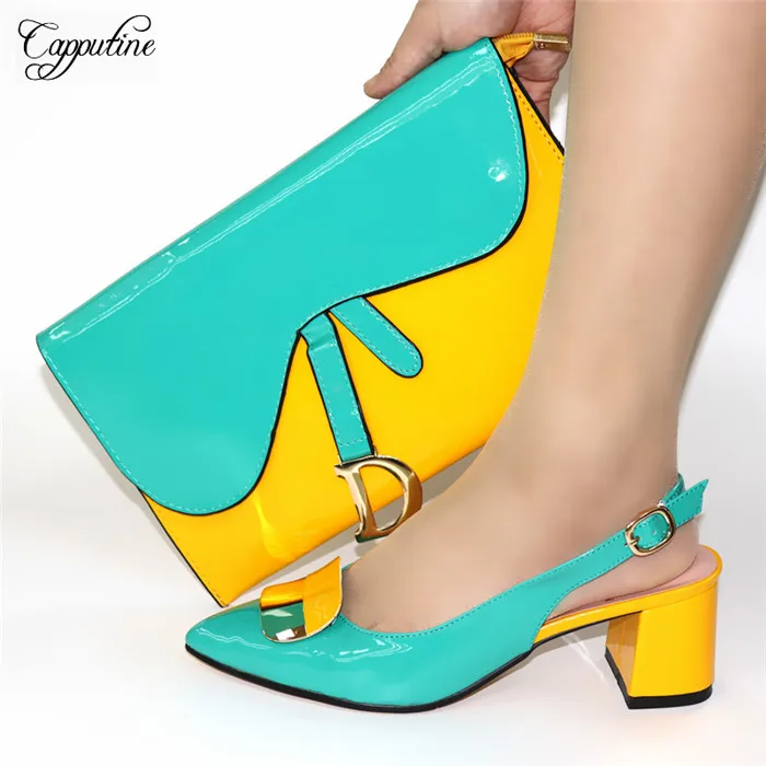 Красивые розовые и красные туфли с сумкой комплект из туфель сумочки для