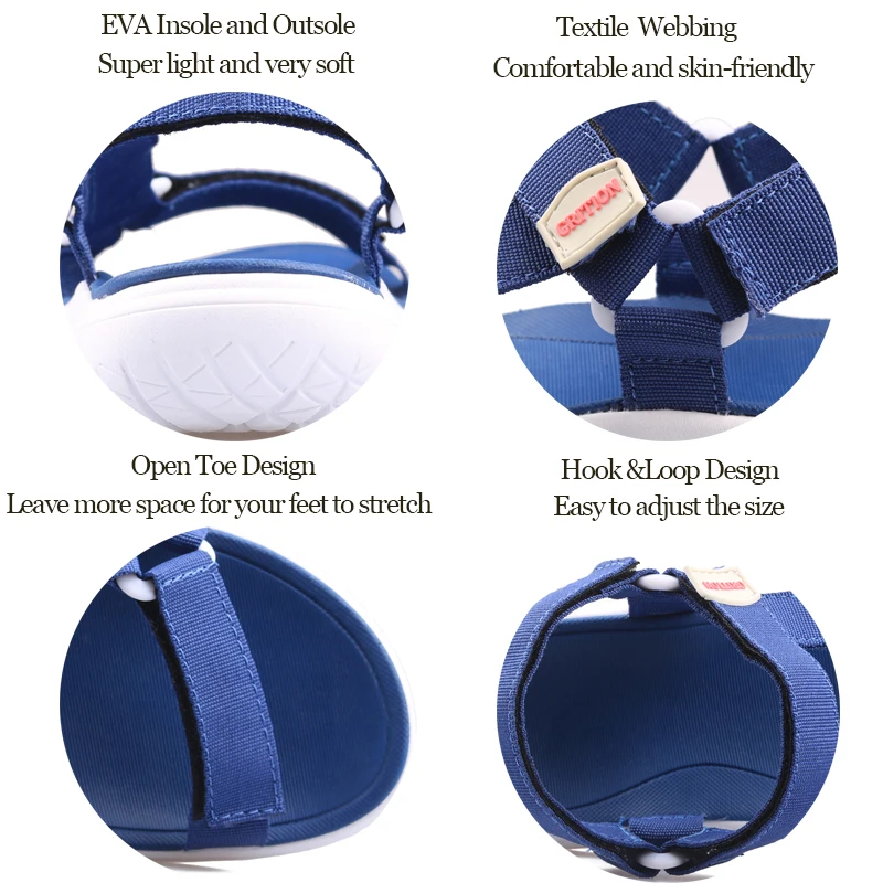 Сандалии GRITION женские спортивные пляжные удобные босоножки на платформе