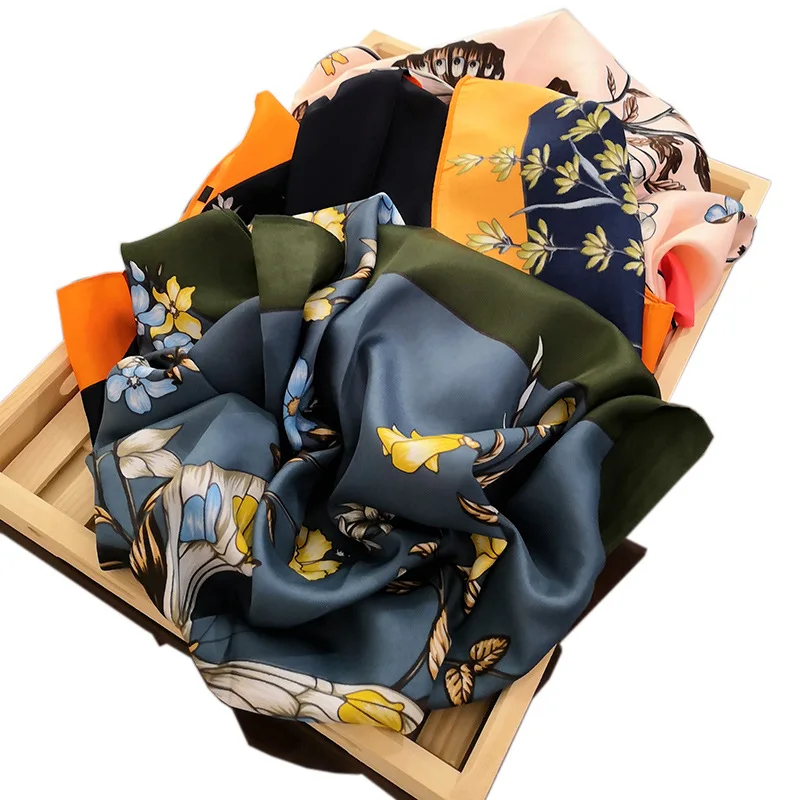 

sunscreen Silk Wraps Scarf Summer Shawls bag heair decrative Scarves Bandana Hijabs beach Bufand seda Foulard ensoie solar playa