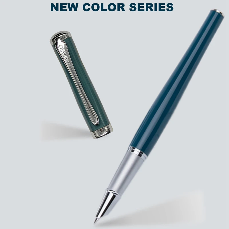 Ручка перьевая для письма металлическая с чернилами школы и офиса | Канцтовары