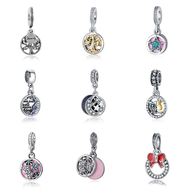 DIY браслет arbre de vie Подвески принцесса bijoux серебряные духи mujer originales ожерелье Шарм
