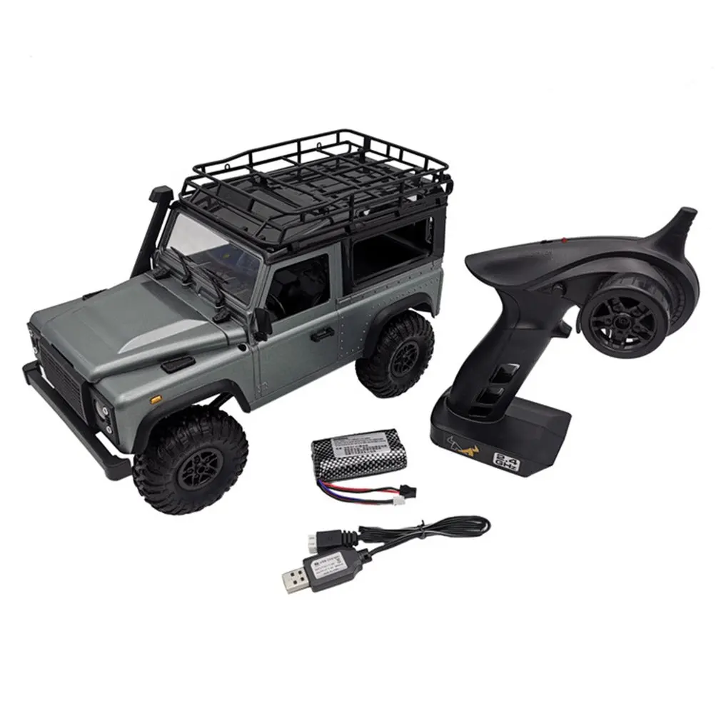 

1:12 MN99s 2.4G Four Drive Remote Control Car With Turn Signal Led Lamp Roof Frame Crawler Truck Remote Control Toys