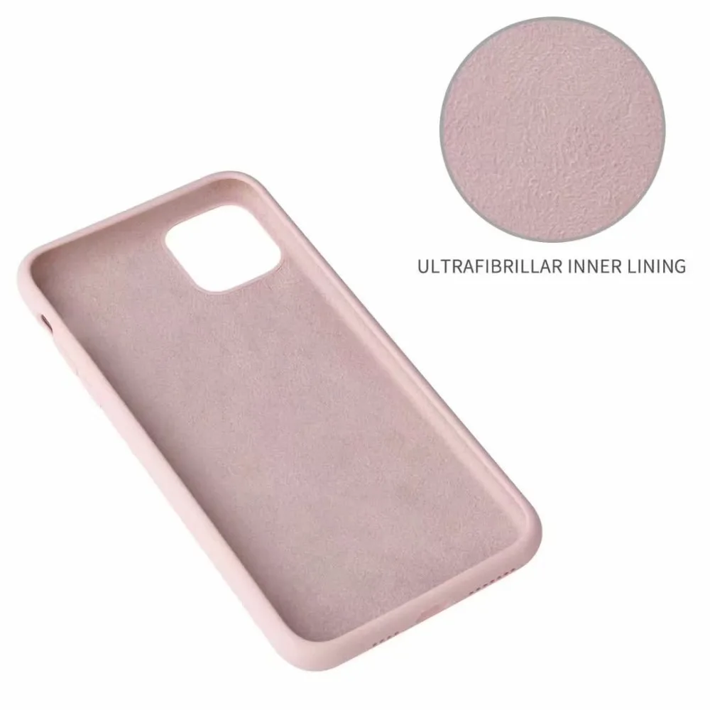 Sealed Liquid silicone Phone Case For iPhone 11, 11 Pro Phone Case For iPhone 11 PRO Max 6.5 inch Phone Back Coque Cover Case