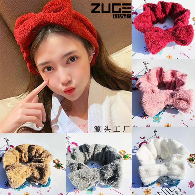 

High Quality Fashion Headbands For Girls Cute Soft Bow Luxury Headband Wash Face Hairband Elastic Hair Bands Hair Accessories