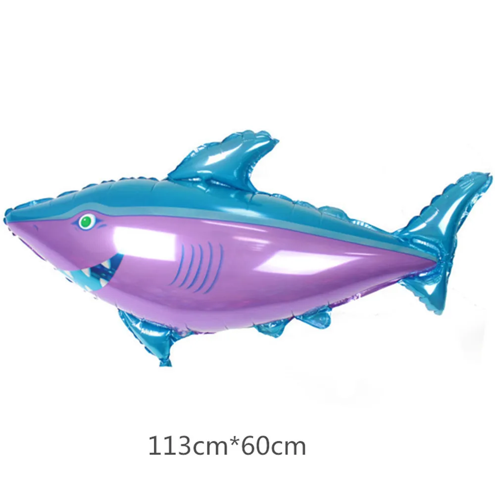 Cartoon hat Fish Animal Balloons Birthday Party Shark lobster octopus ClownFish Air Balaos Sea Theme Decor |