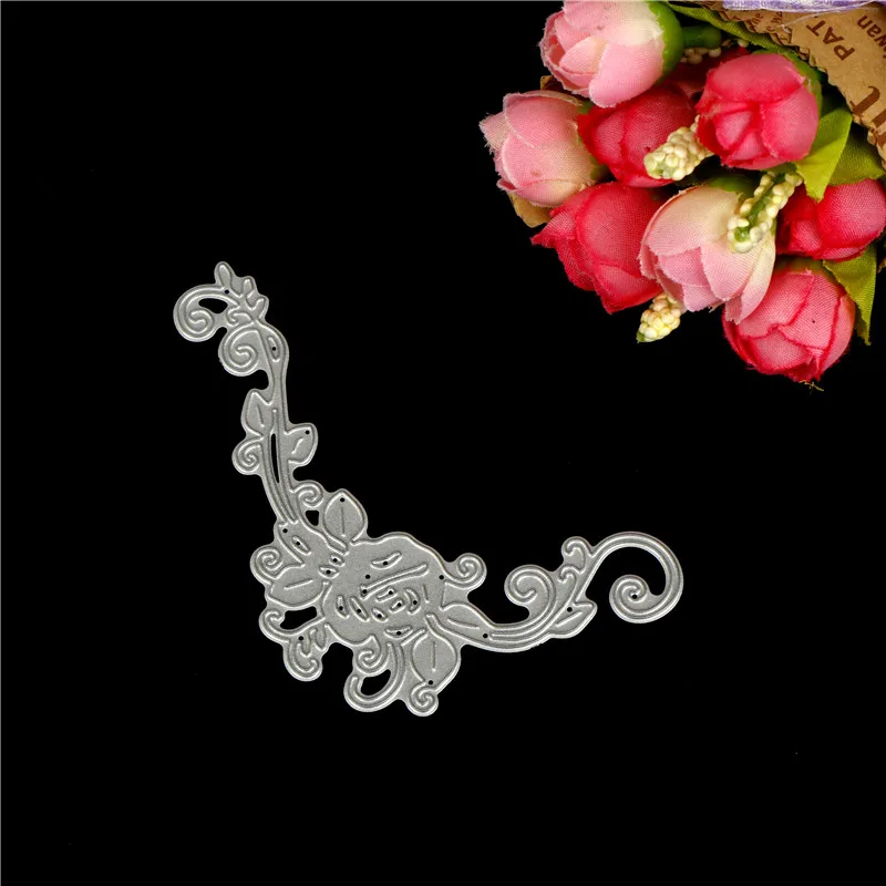 Цветы Трафареты металлический Трафаретный вырубной штамп DIY Скрапбукинг пресс