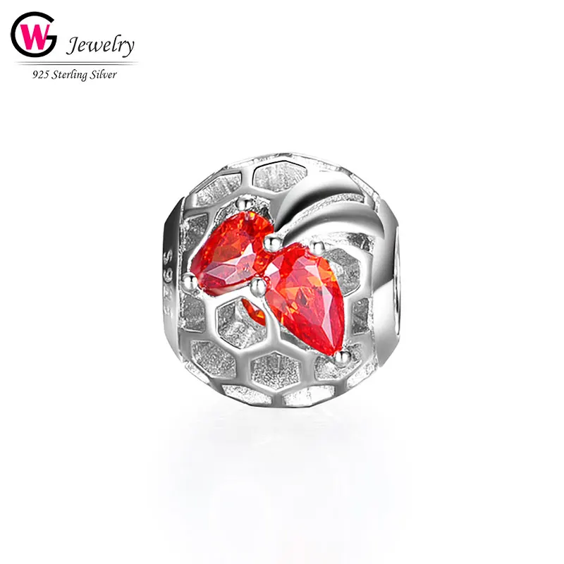 Серебряные Подвески S925 для браслетов ювелирные изделия сделай сам бусины из