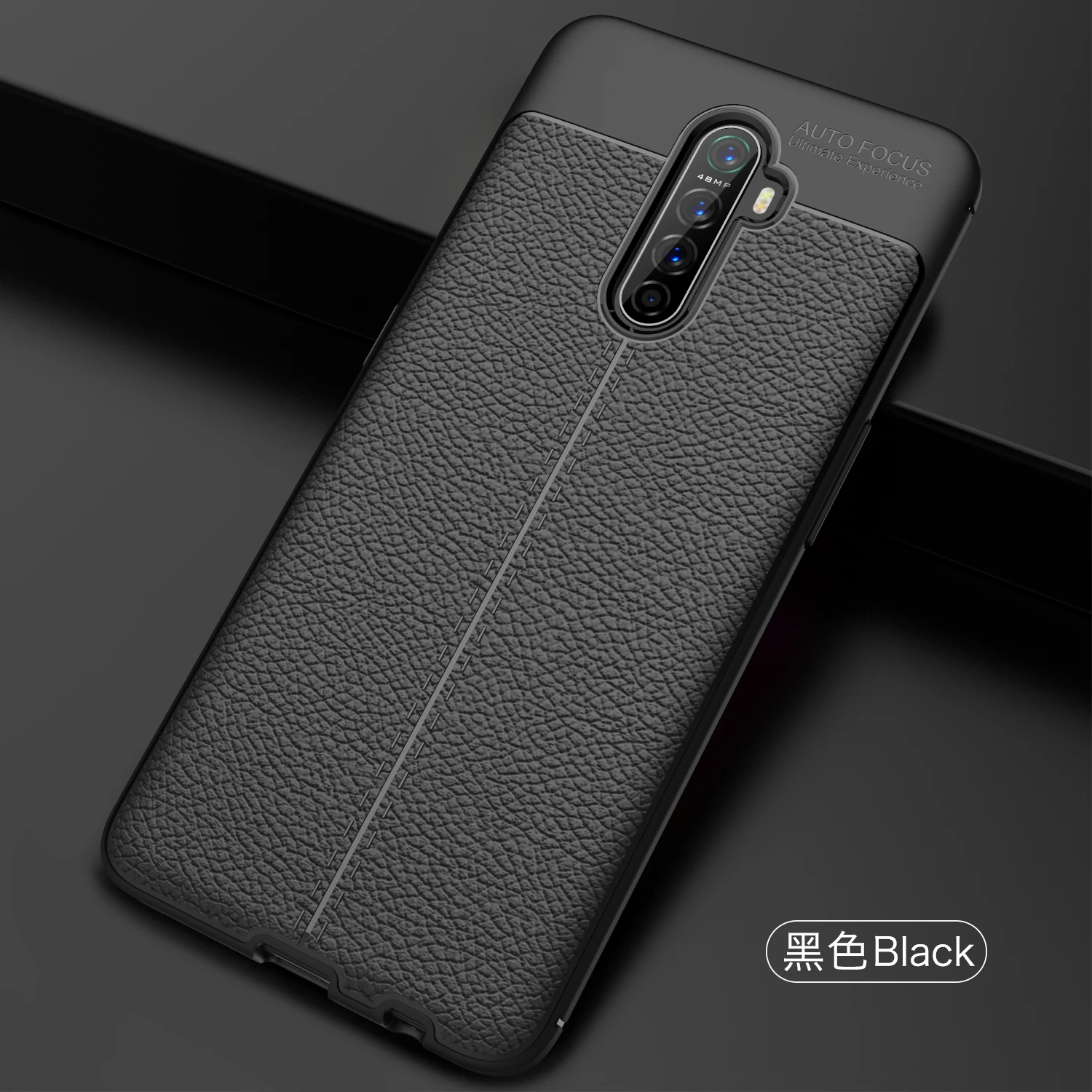 

Мягкий ТПУ чехол Wolfsay для Oppo Reno Ace чехол RenoAce кожаный текстурный силиконовый чехол для телефона Oppo Reno Ace чехол в деловом стиле 6,5"