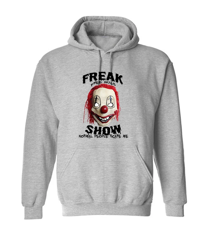 Жуткий клоун hoodiehalloon Psycho Evil Scary Sinister Dark Goth Horror tee белый черный серый красный брюки?