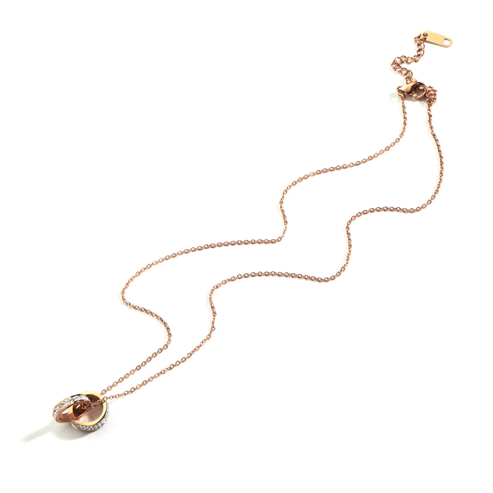 Новый пользовательский Ожерелье Кольцо кулон золотое ожерелье Колье Цепи