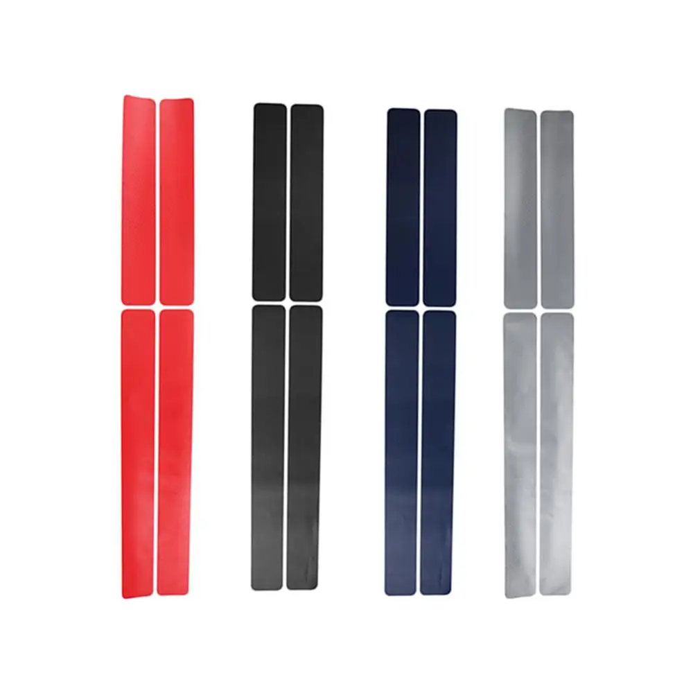 Наклейка из углеродного волокна 4 шт. универсальные порог машины наклейки на