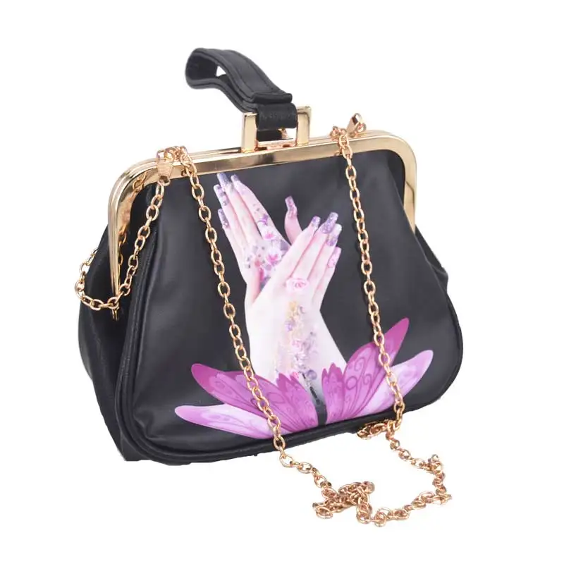 Модная женская кожаная сумка с рисунком персонажа универсальная Сумочка для