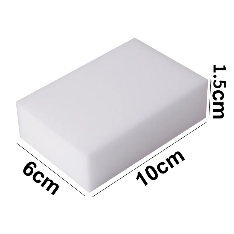 100 Pcs/lot Melamine Sponge Magic Sponge Eraser For Kitchen Office Bathroom Melamine Cleaner Cleaning Sponge 100X60X15MM images - 6