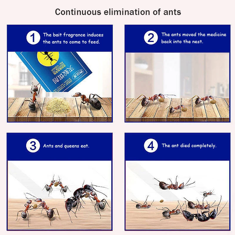 10 шт. устраняет муравьиный порошок в помещении и на открытом воздухе высокая