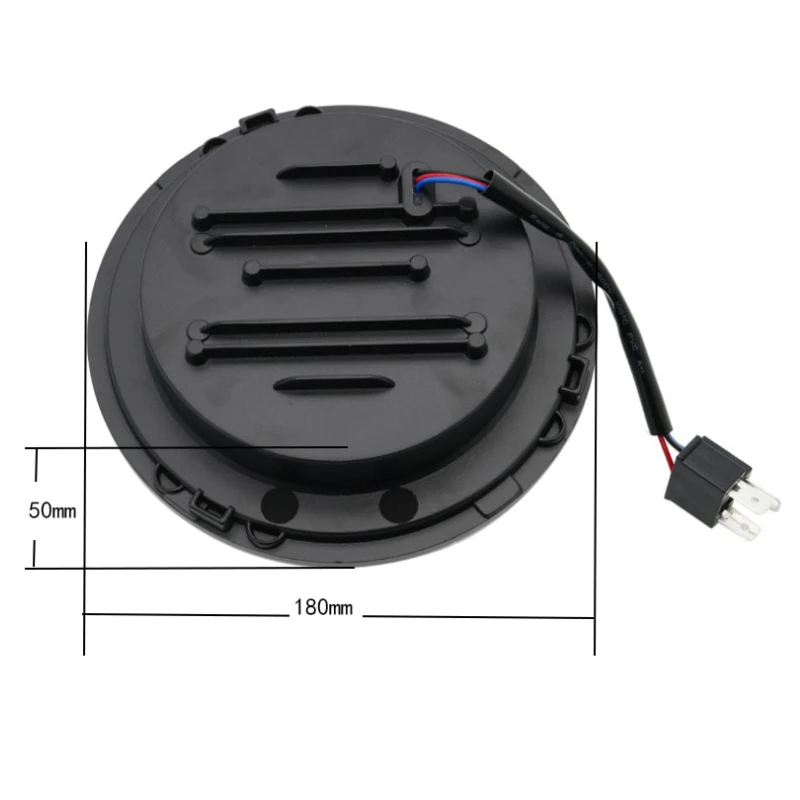 

7inch LED Motorcycle Headlight and Mounting Ring Bracket for Fat Boy Road King FLHR Electra Glide Classic Switchback FLD