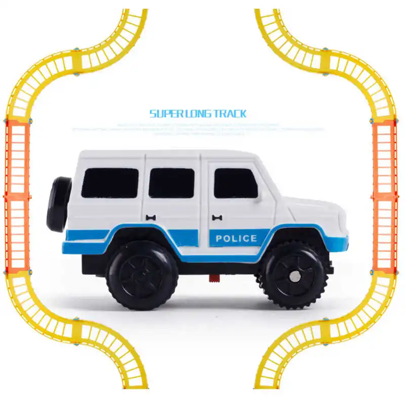 

DIY Electrical Variety Train Track Model Track Car Double Track Layer Speed Mount Educational Toys for Children Present