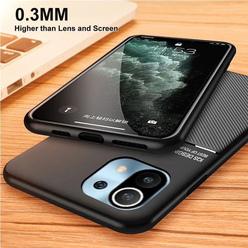 Для Xiaomi Mi 11 чехол Магнитный Ударопрочный Мягкий бампер 360 Полное покрытие для 5G POCO
