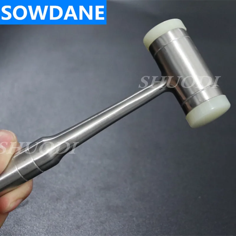 1 pcs Mallet 22 шт./компл. Высокое качество Стоматологическая посадки комплект набор для зубного импланта для инструментов из нержавеющей стали стоматолог хирургический инструмент с полотенце с отверстием - Цвет: 1 pcs Mallet