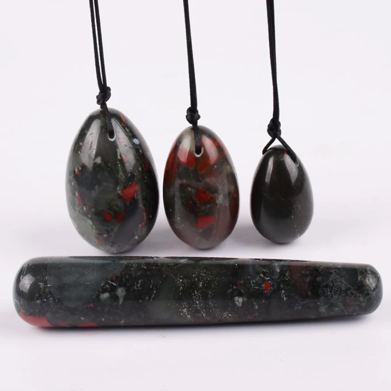 Натуральное яичко яшма Yoni с массажной палочкой хрустальные лечебные камни