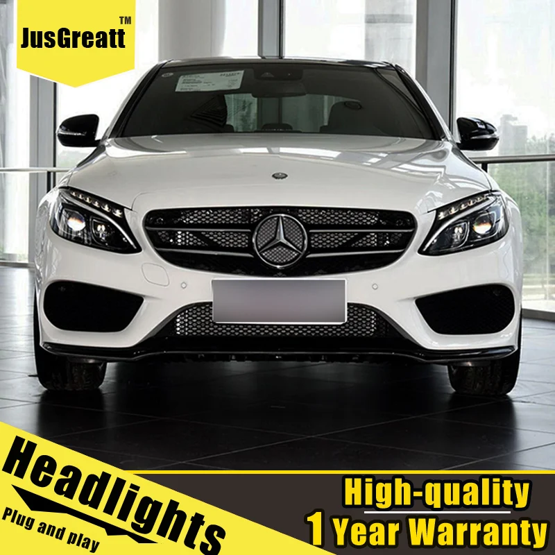 Пара фар CLA 2014-2018 HID фары Bi Xenon Beam противотуманные дневные ходовые огни
