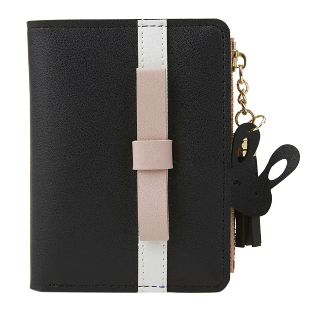 Модный кошелек для монет женские кошельки карамельных цветов женский короткий