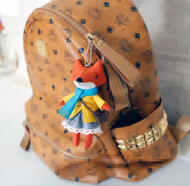 2 шт./компл. милые семьи лисицы войлочные животные ручной работы швейная ткань