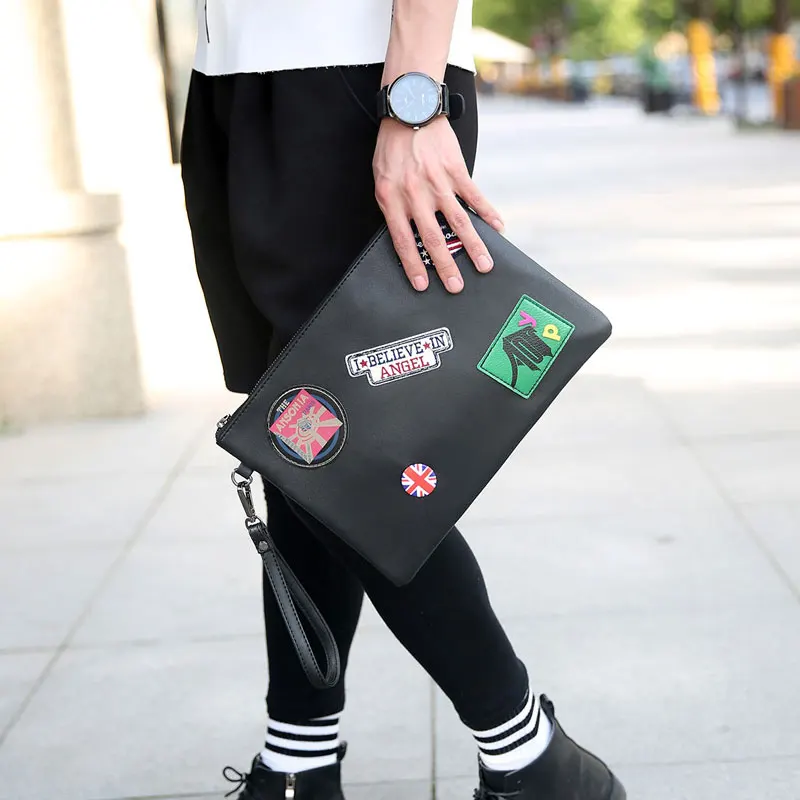 

YoReAi Fashion Men's Handbag Shoulder Bag 2021 New Pu Leather Business Men Briefcases For Male Messenger Tote Bags New Wallet