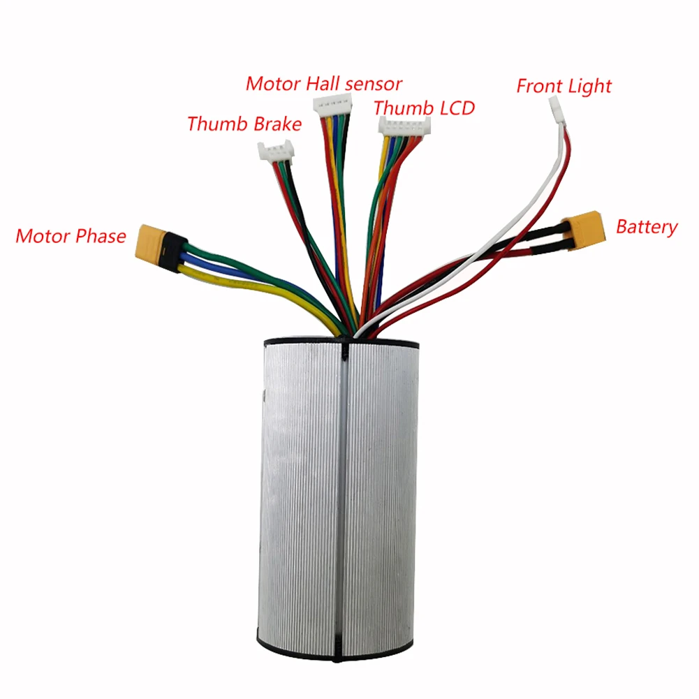 24V/36V Folding Electric Scooter Controller Accessories Carbon Fiber Scooter Controller LCD Display Brake Accelerator Throttle