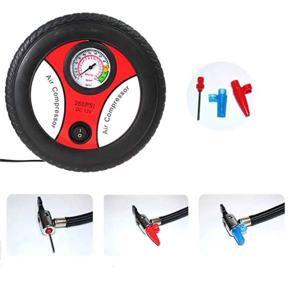 50% Hot Sales  260 PSI Motors Automotive Tool Car Pump Portable Tire Inflator Air Compressor