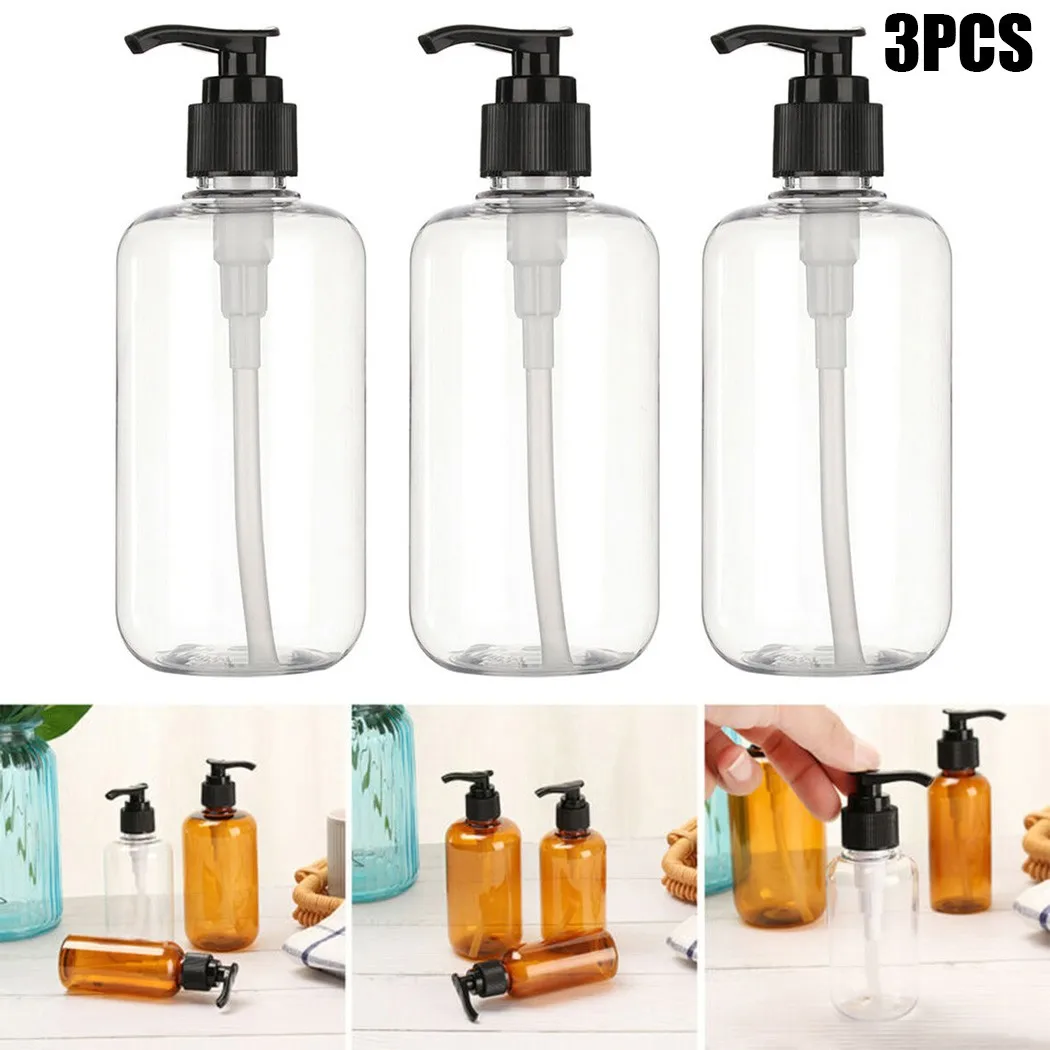 

Shower Soap Dispenser Accessory Bottle Container Empty Liquids Plastic