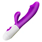 Кролик вибратор реалистичный фаллоимитатор Вибрация силиконовый влагалище клитор стимулирует AAA батареи Эротические Секс игрушки для женщин мастурбатор