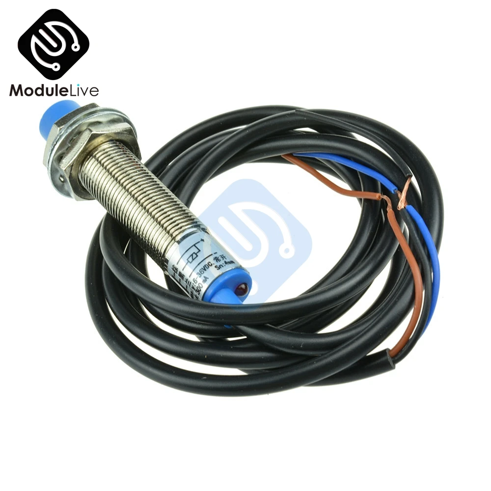 LJ12A3-4-Z/BX LJ12A3-4-Z LJ12A3 Индуктивный бесконтактный выключатель Три Провода силовые Транзисторы NPN Кнопка нормально разомкнутый с источником питания от постоянного тока, 6 V-36 V 4 мм
