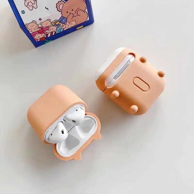 

3D Cute Corgi Cover For Apple Airpods 1 2 Case Earphone Silicone Bluetooth Wireless Protective Case For AirPods Pro Cat Dog