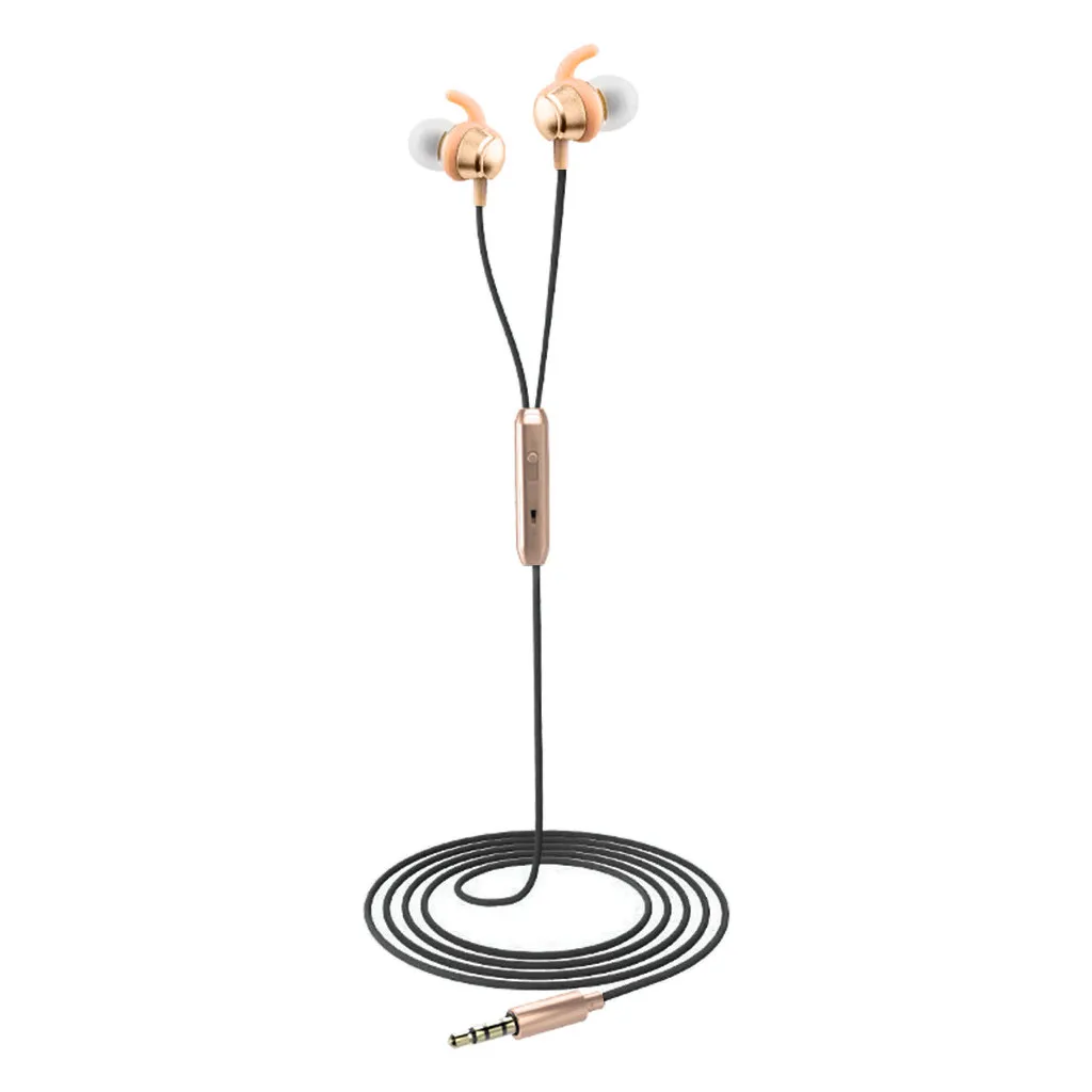 In ear Headset Portable 3.5mm Micro wired phone Bass Stereo sport music headset Earphones Headphones For Samsung S8 | Электроника