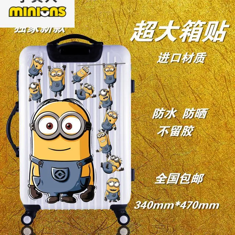 

Minions Despicable Milk Daddy Suitcase Sticker Suitcase Sticker Person Trolley Box Sticker Luggage Large Sticker Waterproof