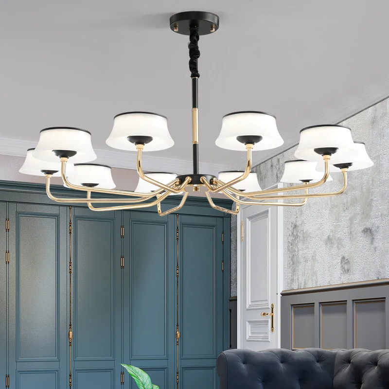 Современный модный дизайнерский Золотой светодиодный потолочный светильник в