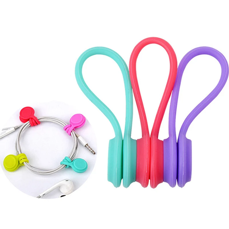 1 шт. Многофункциональный магнитный кабель для наушников|Органайзеры кабеля| |