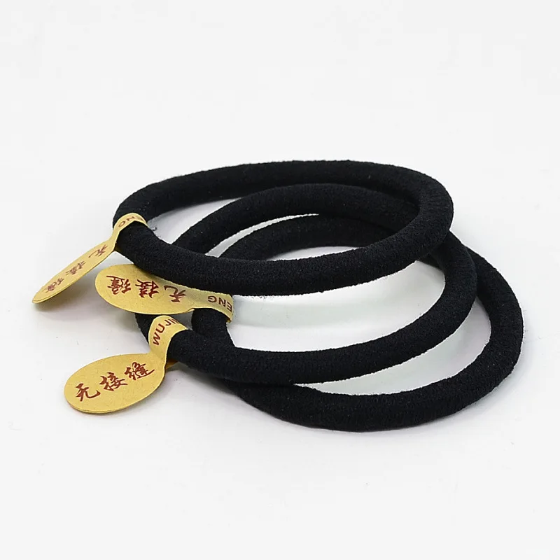 12 шт./лот резинки для волос черного и коричневого цвета женские аксессуары волос|