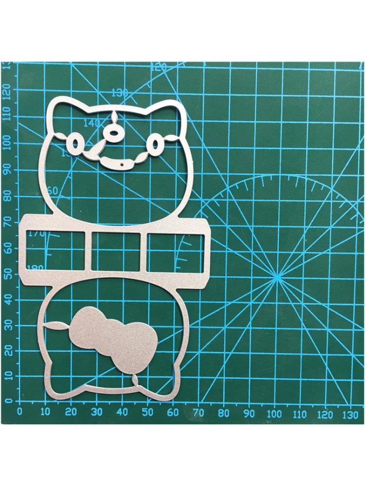 1 шт. Милая корзина для кошек металлические Вырубные штампы трафареты рукоделия