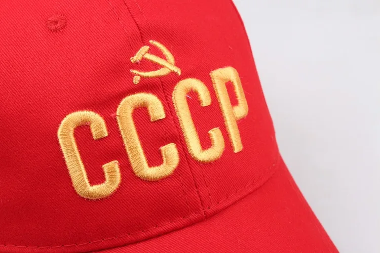 CCCP Кепка в русском стиле с вышитыми надписями Хлопковые бейсболки для взрослых для мужчин и женщин, шапка для папы bone Garros