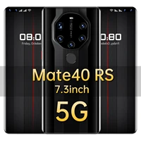mate 40 rs 7 3inch screen 5g smart phone 16512gb high definition game large screen video call for huawei mate 40 rs vivo phone