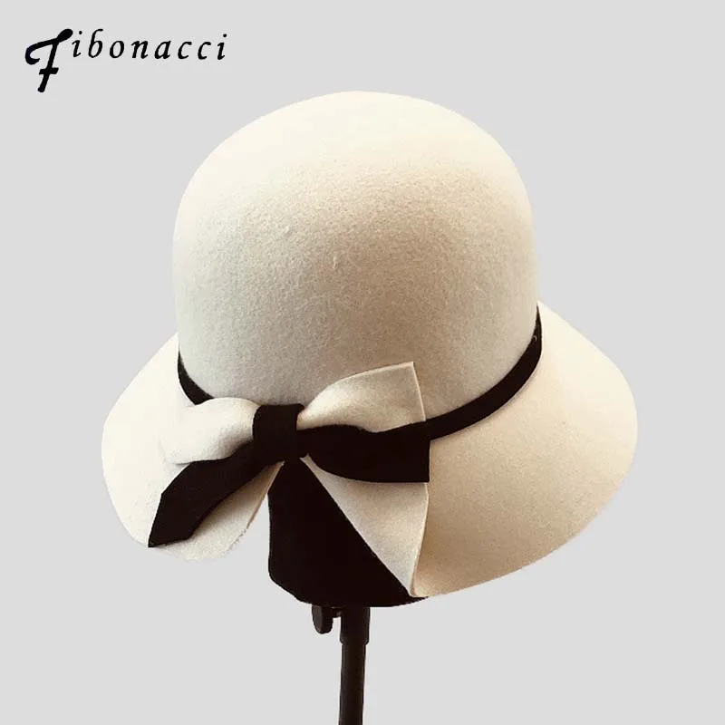 Fibonacci новинка 2019 брендовые качественные шерстяные фетровые шапки осенне зимняя