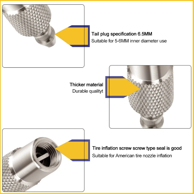 Быстроразъемный металлический соединитель для пневматического шланга 6 5 мм R2LC |